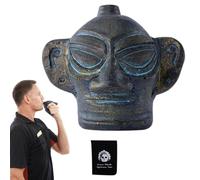 Vriusi Aztec Death Whistle Horror Death Whistle Ancient Death Whistle Weird Sound Whistle Collectible Death Whistle Tabletop Centerpiece Whistle Retro Prank Props Halloween Prank Whistle Co