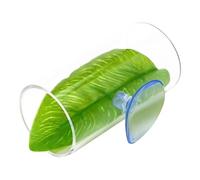 Vriusi Betta Acrylic Tube, Breeding Resting Beds, Tunnel Transparent Hollow Design, Leaves Pad Betta Fish Enrichment Betta Resting Tube, Multifunctional Betta Fish Tank Decorations