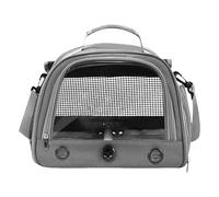 Vriusi Bird Transport Bag, Breathable Zippered Travel Carrier, Parrot Outing Bag, Comfortable Bird Carrier with Standing Perch, Portable Shoulder Multi-Purpose Small Pet Bag, Bird Outing Travel Bag