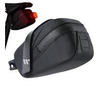 Vriusi Bolsa de sillín para bicicleta, bolsa de sillín portátil bajo el asiento, bolsa extraíble para asiento de bicicleta, para viaje, carretera y bicicleta de montaña, práctico almacenamiento para