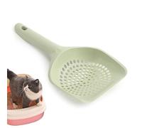 Vriusi Caca de gato - Tamiz de caja de excrementos, pala de esquina más limpia, pala rápida para excrementos, conveniente, pala para excrementos de gato para el hogar
