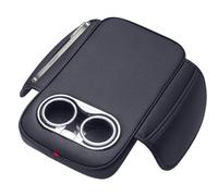 Vriusi Car Center Console Cover, Middle Console Cover, Car Armrest Cover, Cup Holder Storage Box, Arm Rest Covers, Center Organizer, Leather Pad, Car Console Organizer, Most Vehicles Cover