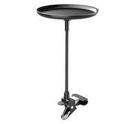 Vriusi Car Food Tray, Clip en Food Tray, User-Friendly Car Trays, Water Cup Holder Rotating Tray, Cosmetic Storage Rack, Portable Drink Tray for Travel, Daily Life and Business Trip