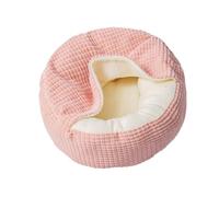 Vriusi Cat Cave Bed, Indoor Kitten Sleep Nest, Comfortable Cat Bed with Blanket, Pet Supplies Sleeping Bed, Non-Slip Indoor Cat Bed, Soft and Washable Pet Resting Bed for Small and Medium Pets