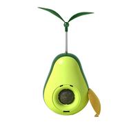Vriusi Catnip Aguacate Ball, Natural Catnip Balls, Indoor Cat Toys, Catnip Wall Ball Cat Toys, Cat Licking Snacks Toy, Kitten Playing Toy With Feather, Portable Cat Self-Pleasure Toys