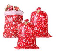 Vriusi Christmas Candy Bag, Christmas Bags Holiday, Large Capacity Goodies Bag for Christmas, Christmas Decoration Goodies Bags for Large Toys, Clothing, Biscuits, Scones and Plush Toys