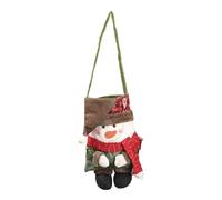 Vriusi Christmas Candy Bags, Fabric Treat Pouch Candy Bag, Christmas Tote Bag, Party Favor Bags, Holiday Doll Bags, Christmas Eve Bag for Snacks, Merry Christmas Bags for Christmas Party