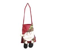 Vriusi Christmas Candy Bags, Fabric Treat Pouch Candy Bag, Christmas Tote Bag, Party Favor Bags, Holiday Doll Bags, Christmas Eve Bag for Snacks, Merry Christmas Bags for Christmas Party
