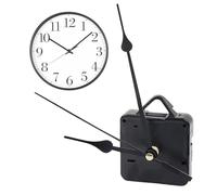 Vriusi Clock Movement, Wall Clock Repair Parts, Clock Mechanism Replacement, Battery Operated Clock, Household Movement Long Pointer, Silent Movement Non Ticking Timepiece for Time Teaching Wall Clock