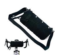 Vriusi Cycle Handlebar Bag, Small Front Storage Pack with Shoulder Strap, Waterproof Cycling Shoulder Bag, Storage Pouch for Road Cycle, Mountain, Cycling Accessories for Outdoor