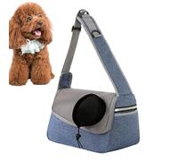 Vriusi Dog Carrying Sling, Shoulder Bag Pet Sling Carrier, Pet Sling Carrier with Storage Pocket, Dog Carry Bag with Pocket, Breathable Travel Pet Carrier, Puppy Carrier for Small Dogs, Pet Supplies