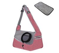 Vriusi Dog Carrying Sling, Shoulder Bag Pet Sling Carrier, Pet Sling Carrier with Storage Pocket, Dog Carry Bag with Pocket, Breathable Travel Pet Carrier, Puppy Carrier For Small Dogs, Pet Supplies