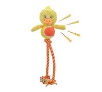 Vriusi Dog Chew Rope Toys | Squeaky Plush & Teething Dog Toys | Wear-Resistant Interactive Toys For Puppies and Dogs Interactive Dog Chew and Rope Toys - Safe, Squeaky Plush Teething Toys For