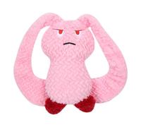 Vriusi Dog Teething Toys, Dog Chews Stuffed Toy, Long-Eared Rabbit Squeaky Sound Pet Toys, Jackrabbit Stuffed Toy, Rabbit Stuffing Squeaky Plush Dog Toy for Dogs and Cats