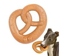 Vriusi Dog Toys for Aggressive Chewers, Wooden Dog Chew Toys, Bite-Resistant Dog Teething Toys, Bread Knot Chew Toys for Dogs, Durable Puppy Toys for Chewers, Tough Teething Toys for Dogs