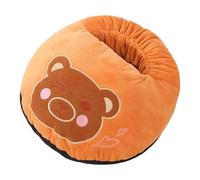 Vriusi Electric Heated Foot Warmer, Cartoon Electric Foot Warmer Slippers, USB Fast Heating Pad, Non-slip Under Desk Heater, Soft Flannel Foot Warming Slippers, Feet Heating Machine For Home