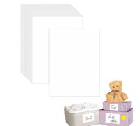 Vriusi Etiquetas para contenedores | Etiquetas de caja en | 5.9 x 3.9 pulgadas, etiquetas resistentes al agua/aceite/desgarro para proyectos de organización del hogar, contenedores