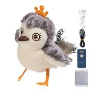 Vriusi Flying Flapping Bird with Catnip, Realistic Interactive Cat Feather Toys, Soft and Cozy Kitten Toys, Flapping Bird for All Breeds, Catnip Toys Perfect for Engaging and Playful Feline Fun
