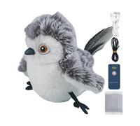 Vriusi Flying Flapping Bird with Catnip, Realistic Interactive Cat Feather Toys, Soft and Cozy Kitten Toys, Flapping Bird for All Breeds, Catnip Toys Engaging and Playful Feline Fun