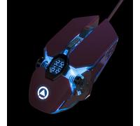 Vriusi Game Mice Wired, Ergonomic Programmable Mice Corded Computer Mice, 4 Adjustable dpi USB Computer Mice, Plug-In Mice for Home Offices, Precision, Wired, Computer Mice for Work