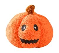 Vriusi Halloween Pumpkin Toy, Soft Farmhouse Throw Pillows, Sound Toy Embroidered Large Pumpkin, Simulated Pumpkin Pillow, Squeak Dog Toy Pumpkin Plush, Cute Home Decor for Home Sofa