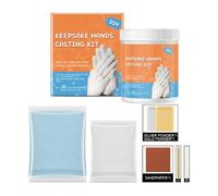Vriusi Hand Casting Kit, Couples Hand Casting Powder, Hand Mold Cloning Powder, Three-Dimensional Hand Mold Making, Friendly Molding Powder Kit, Molding Powder Casting Supplies