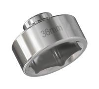 Vriusi Herramienta de extracción de filtro de aceite, herramienta de llave de aceite, removedor de enchufe de herramienta de filtro de aceite, llave de cubierta de filtro de 36 mm, herramienta de