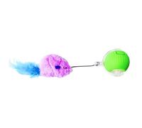 Vriusi Interactive Cat Toys Ball, Automatic Rolling Ball, Indoor Cat Toy, Intelligent Cat Toy, LED Lights, Rechargeable Smart Cat Ball, Teasing Cat Ball, Kittens Toy, Fun Cat Toys, Pet Activity Ball