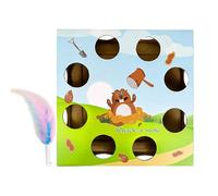 Vriusi Interactive Indoor Cat Toys | Automatic Rotating Feather Maze Toy | Engaging Puzzle & Teaser Toy with Multi-Hole Design for Indoor Cats, Smart Pet Entertainment, Cat Maze Puzzle