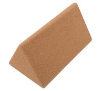 Vriusi Large Yoga Block, Cork Triangular Brick Squat, Multifunctional Fitness Blocks, Yoga Column Brick, Non-slip Suptive Wooden Blocks for Exercise, High-Density Yoga Workout Blocks