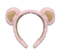 Vriusi Lindo Plush Bear Ears Headband, Face Wash Headband, Fuzzy Makeup Headband, Super Cute Cartoon Face Wash Hairpin, Lindo Soft Headwear for Cosplay, Christmas Makeup Washing Face Costume