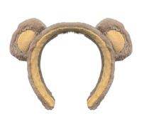Vriusi Lindo Plush Bear Ears Headband, Face Wash Headband, Fuzzy Makeup Headband, Super Cute Cartoon Face Wash Hairpin, Lindo Soft Headwear for Cosplay, Christmas Makeup Washing Face Costume
