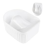 Vriusi Manicure Nail Bowl, Japanese Manicure Hand Basin, Nail Polish Remover Soak Off Manicure Bowl, Nail Care Spa Tool, Polish Remover Manicure Bowl for Salon, Beauty and Home Use