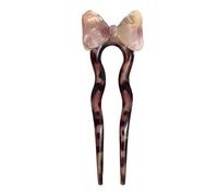 Vriusi New Large Hairpin, U-shaped Bow Hair Fork, Longhair Pin Accessories, Women's High-end Simple, Cute Chinese Coiled Hair Pin, Aesthetic Hair Accessories for Women and Girls