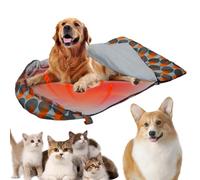 Vriusi Outdoor Camping Thickened Warm Heated Pet, Sleeping Bag Cat and Dog Warm Sleeping Bag, Portable Dog Bed, Heated Packable Dog Bed, Heated Packable Dog Bed, Backpacking Dog Bed