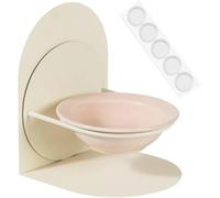 Vriusi Pet Bowl Dish, Detachable Cat and Dog Bowl, Large-Capacity Food and Drinking Water Inclined Bowl, Adjustable Ceramic Pet Water Bowl with Magnetic Stand, Anti-Tip Dish for Protecting Spine