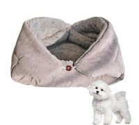 Vriusi plegable Cat Bed, Breathable Pet Cushion, Washable Cat Hideaway, Indoor Pet Sofas, Warm Dog House, Winter Pet Bed, Sleeping Cat Shelter, Cozy Pet, Cat Cushion for Winter