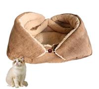 Vriusi plegable Cat Bed, Breathable Pet Cushion, Washable Cat Hideaway, Indoor Pet Sofas, Warm Dog House, Winter Pet Bed, Sleeping Cat Shelter, Cozy Pet, Cat Cushion for Winter