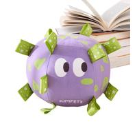 Vriusi Plush Football Ball Dog Toy, Big Dog Squeaky Ball with Straps, Aggressive Pets Interactive Ball for Large Dogs, Puppy, Medium Dogs, Fun Toy for Pet Ejercise and Bonding