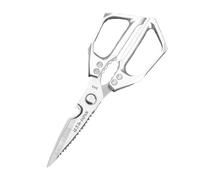 Vriusi Stainless Steel Kitchen Scissors, Food Shears Ergonomic Grip Kitchen Cutter Cooking Scissors, Multi-functional Tool Bottle Opener, Cooking Shears for Poultry Chicken and Meat