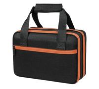 Vriusi Tool Tote Bag, Electrical Tester Organizer, Large Capacity Mechanic Tool Bag, Portable Electrician Tool Pouch, Tool Organizer Bag for Socket Tester and Outlet Repair Kits Cords
