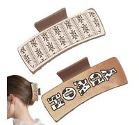 Vriusi Western Print Hair Clips, Square Hair Claw Clip, Western Cowboy Hair Clip, Classic Hair Jaw Clips, Strong Hold Hair Claw, Hair Clips For Parties, Clips, Cowboy Print Clips