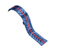 VRKRTVBLB Stainless Steel Metal Watch Strap 20mm 22mm Universal Strap Folding Buckle for Men Women(18,20mm)