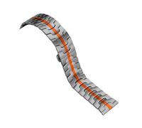 VRKRTVBLB Stainless Steel Metal Watch Strap 20mm 22mm Universal Strap Folding Buckle for Men Women(6,22mm)