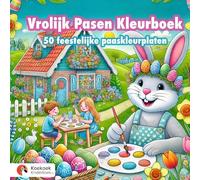 Vrolijk Pasen Kleurboek: 50 feestelijke paaskleurplaten