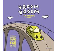 Vroom Vroom Cut and Paste Book for Toddlers: Vehicles & Car Parts Preschool Workbook for Ages 3-5 | Fun Cutting and Pasting Activity Book for Boys and Girls