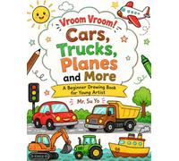 Vroom Vroom! Kids Coloring Book with Bikes, Cars, Bus, Trains, Trucks and More. For Toddlers, Preschoolers, Ages 2-4, Ages 4-8, Young Kids!: A Drawing book for Young Artists