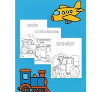 Vroom Vroom Vehicles: Kids Coloring Book