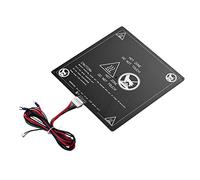 Vroomoto Aibecy Cama Calefactora de Aluminio Cama Caliente de 12 V con Cable Alambre Plataforma Caliente 220 X 220 X 3 Mm para Piezas Impresora 3D Anet A8 A6 Sustrato