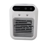 Vroomoto Aire Acondicionado Portátil Enfriador de Aire Evaporativo Ventilador de Refrigeración Personal Enfriador Pequeño Tanque Agua Compacto Móvil 500 Ml con Batería 1200 MAh
